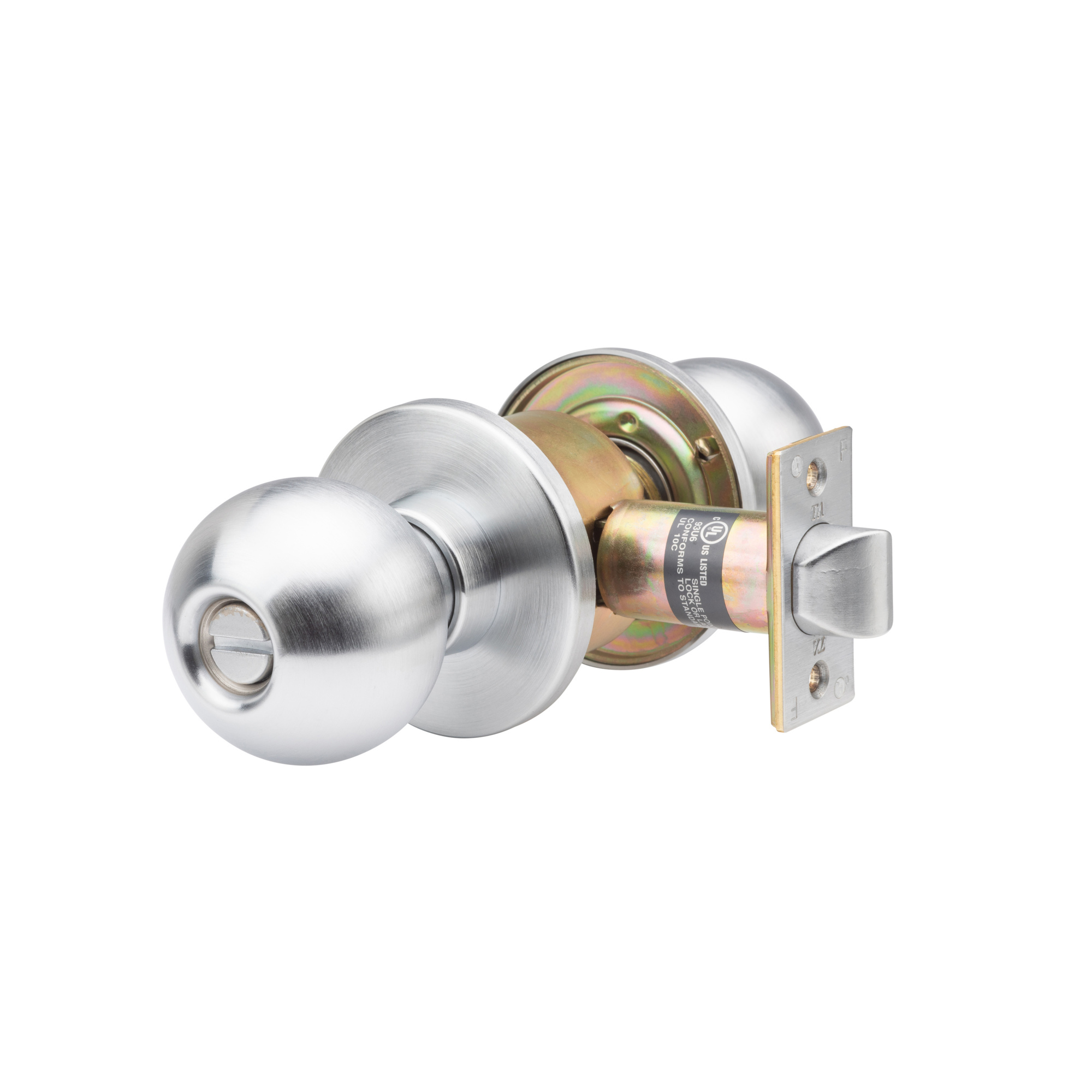Trans Atlantic SVB Series Stainless Steel Grade 2 Privacy Door Knob — Standard Duty, Cylindrical, Model# DL-SVB40-US32D